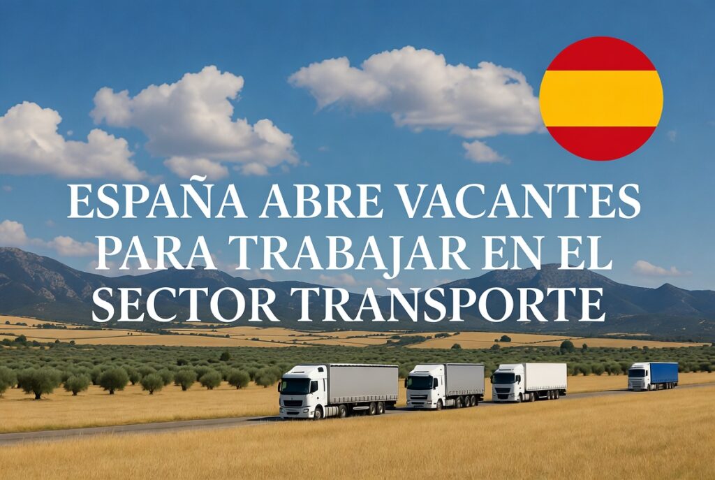 España abre vacantes para trabajar en el sector transporte